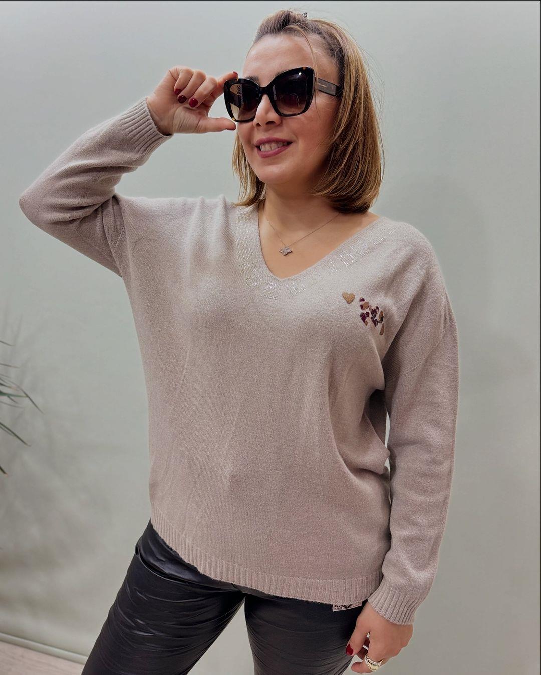 İtalyan Angora Kazak - KREM