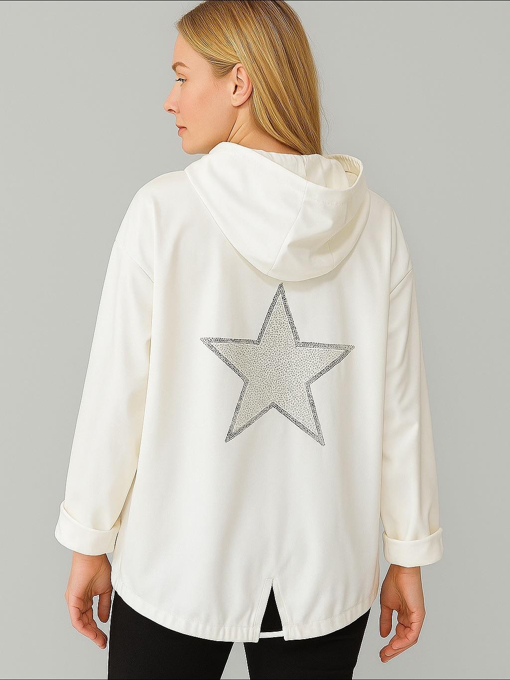 İtalyan Deri Ceket - BEYAZ