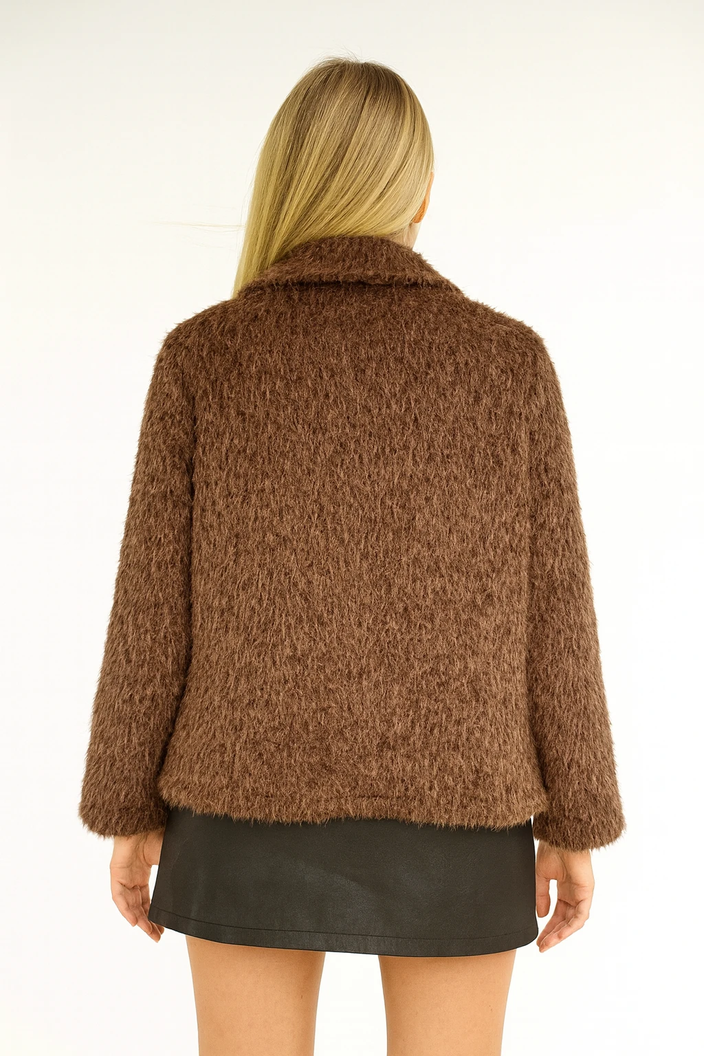 İtalyan Keçe Ceket - KAHVERENGİ