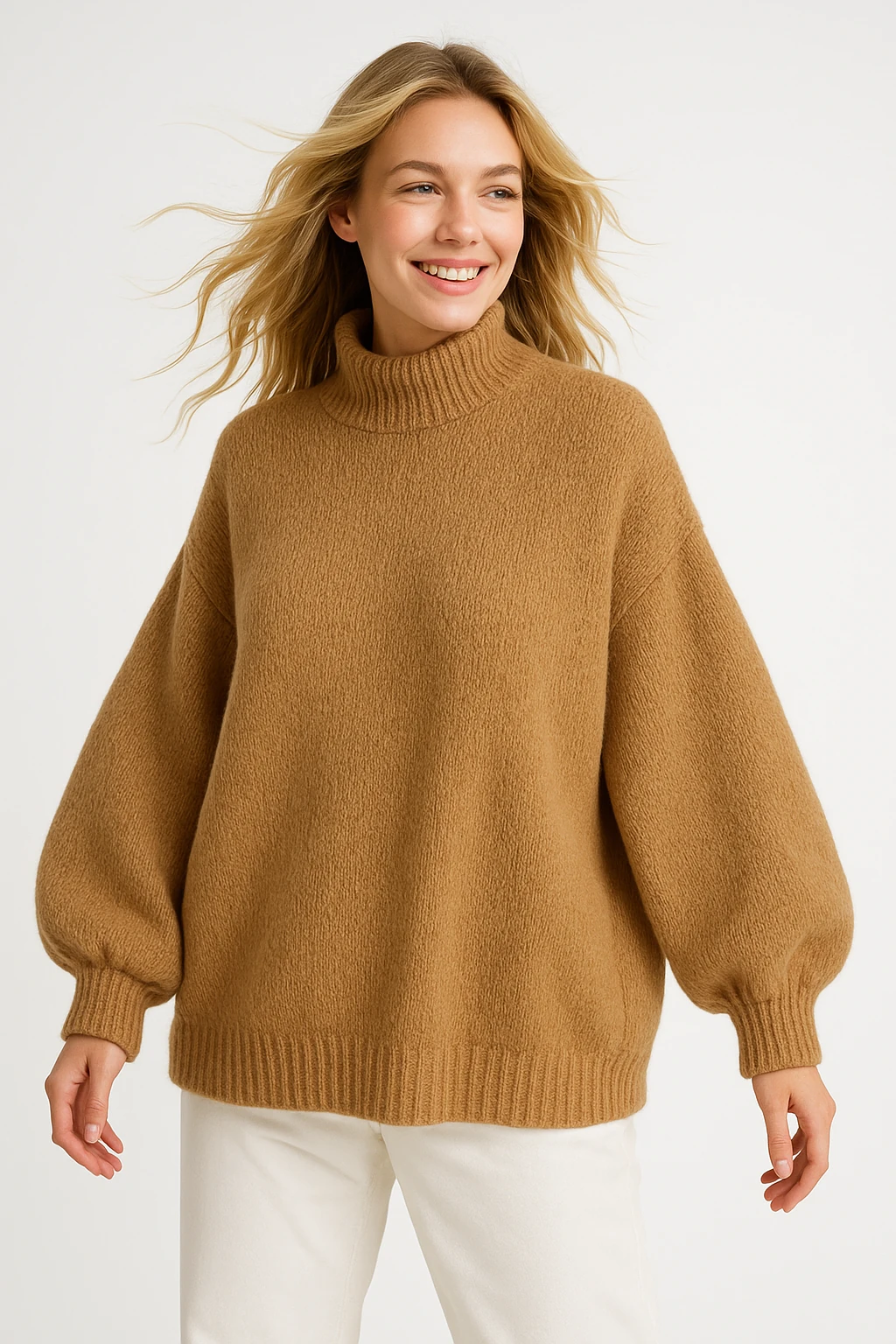 İtalyan Balıkçı Yaka Yün Kazak - BAL