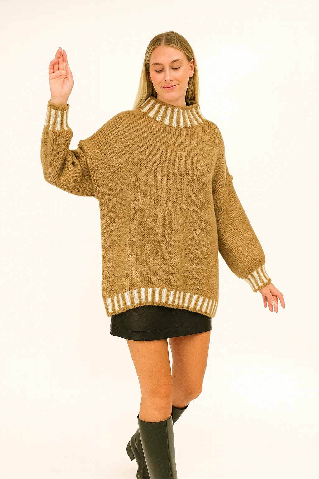 İtalyan Balıkçı Yaka Kazak - BAL