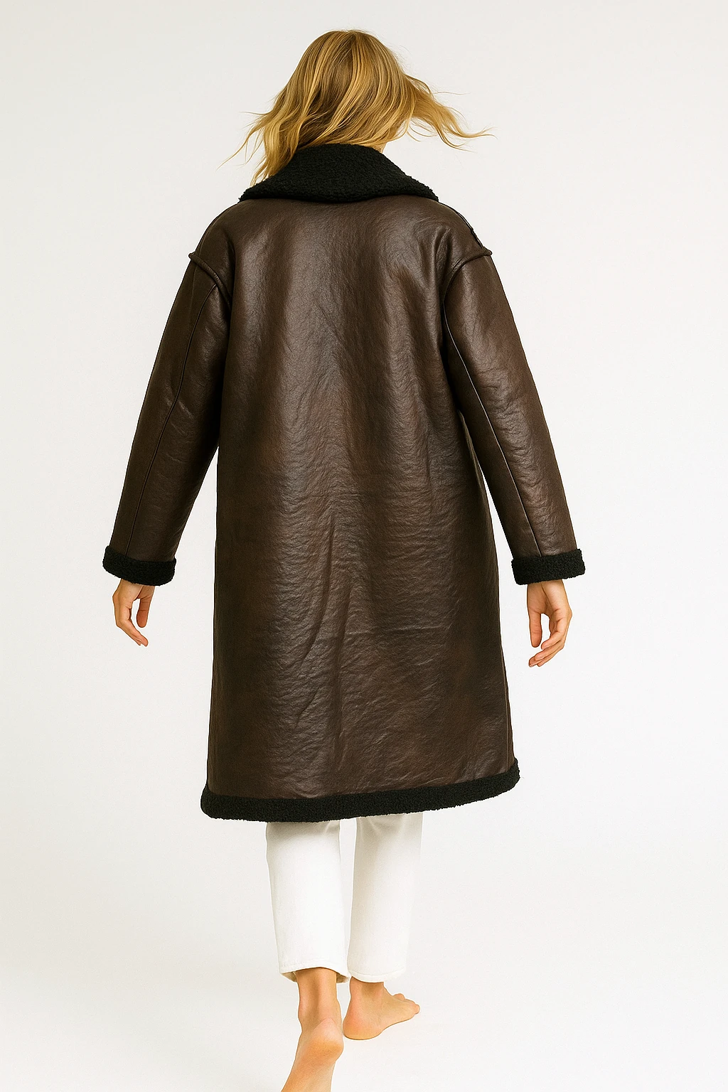 İtalyan Güderi Kaban - KAHVERENGİ