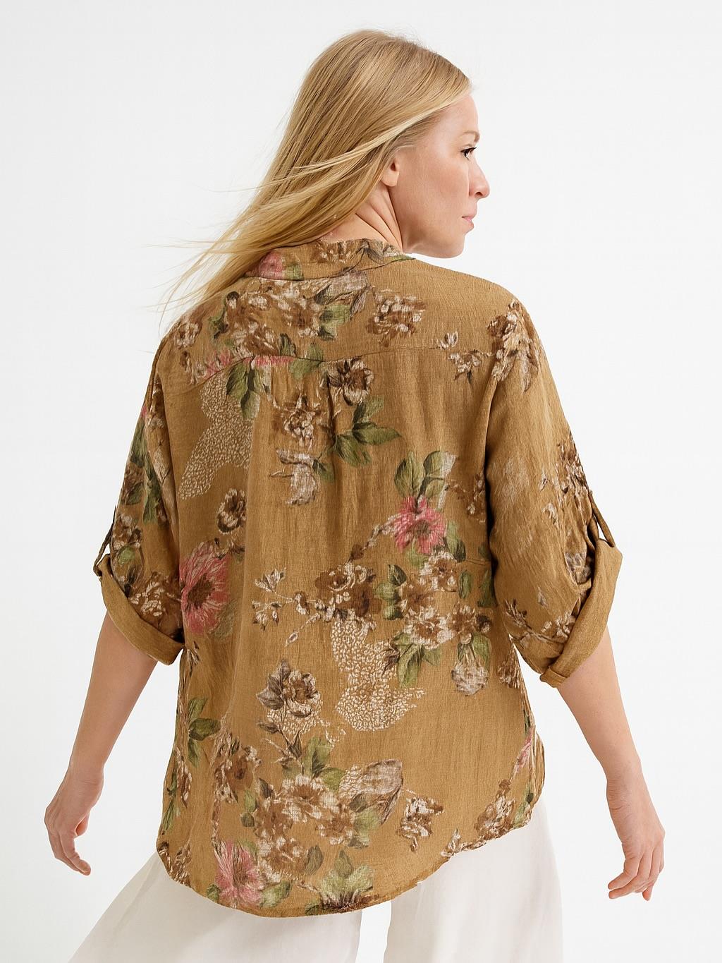 İtalyan Pamuk Keten Gömlek - BAL