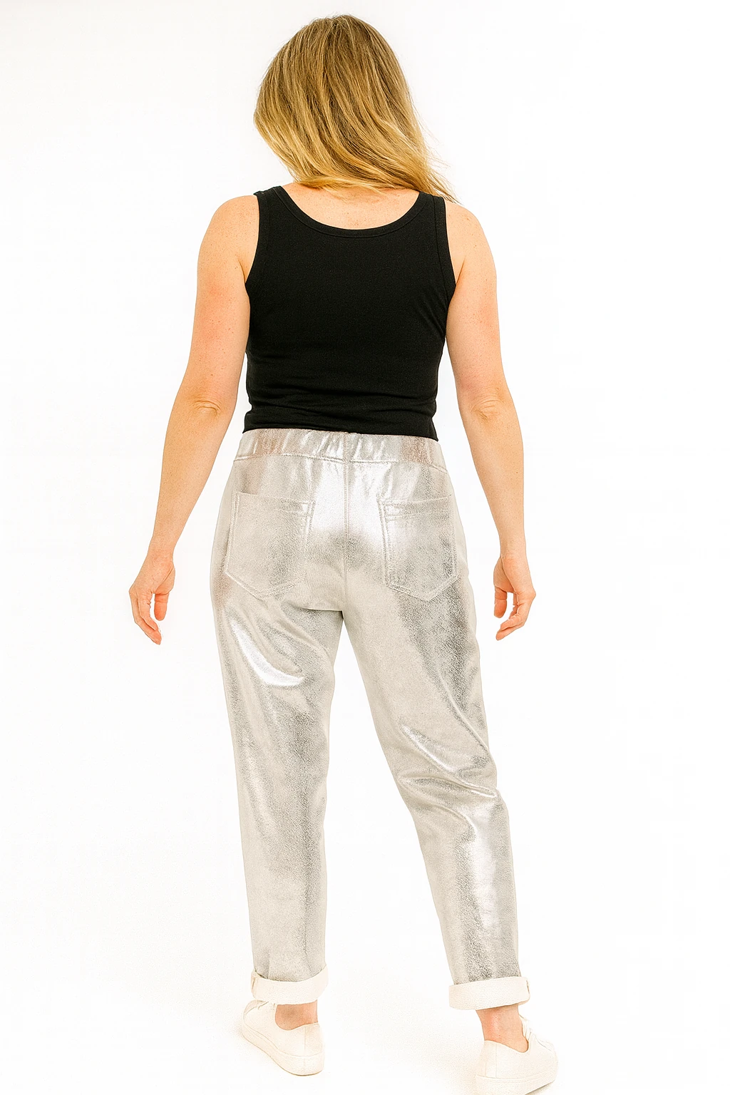 İtalyan Kalpli  Nubuk Pantolon - GÜMÜŞ