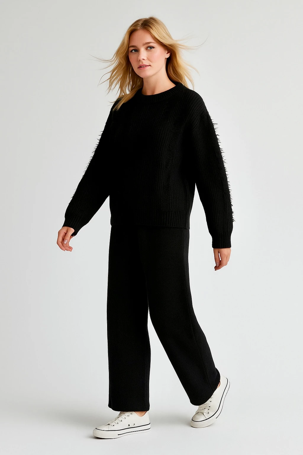 İtalyan Triko Takım - SİYAH