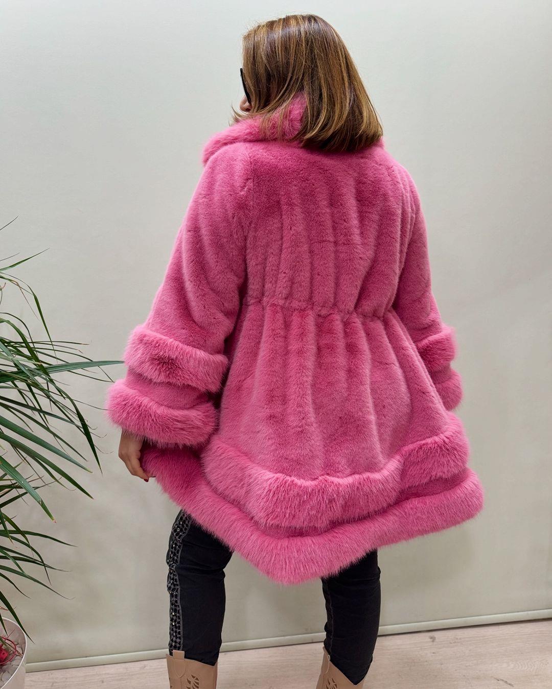 İtalyan İmitasyon Kürk - PEMBE