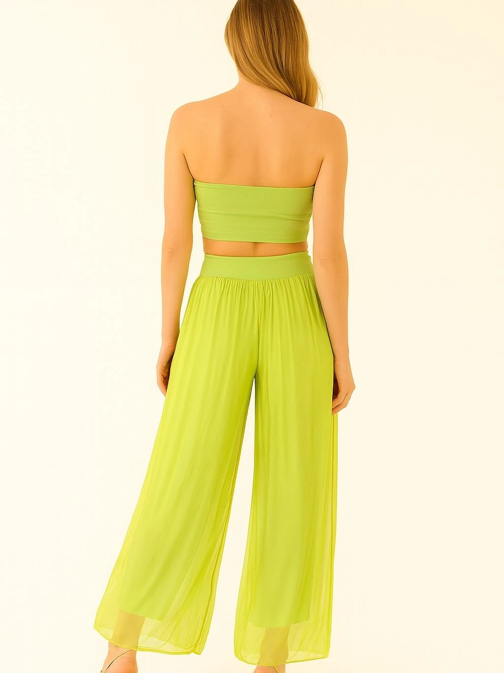 İtalyan İpek Pantolon - IHLAMUR