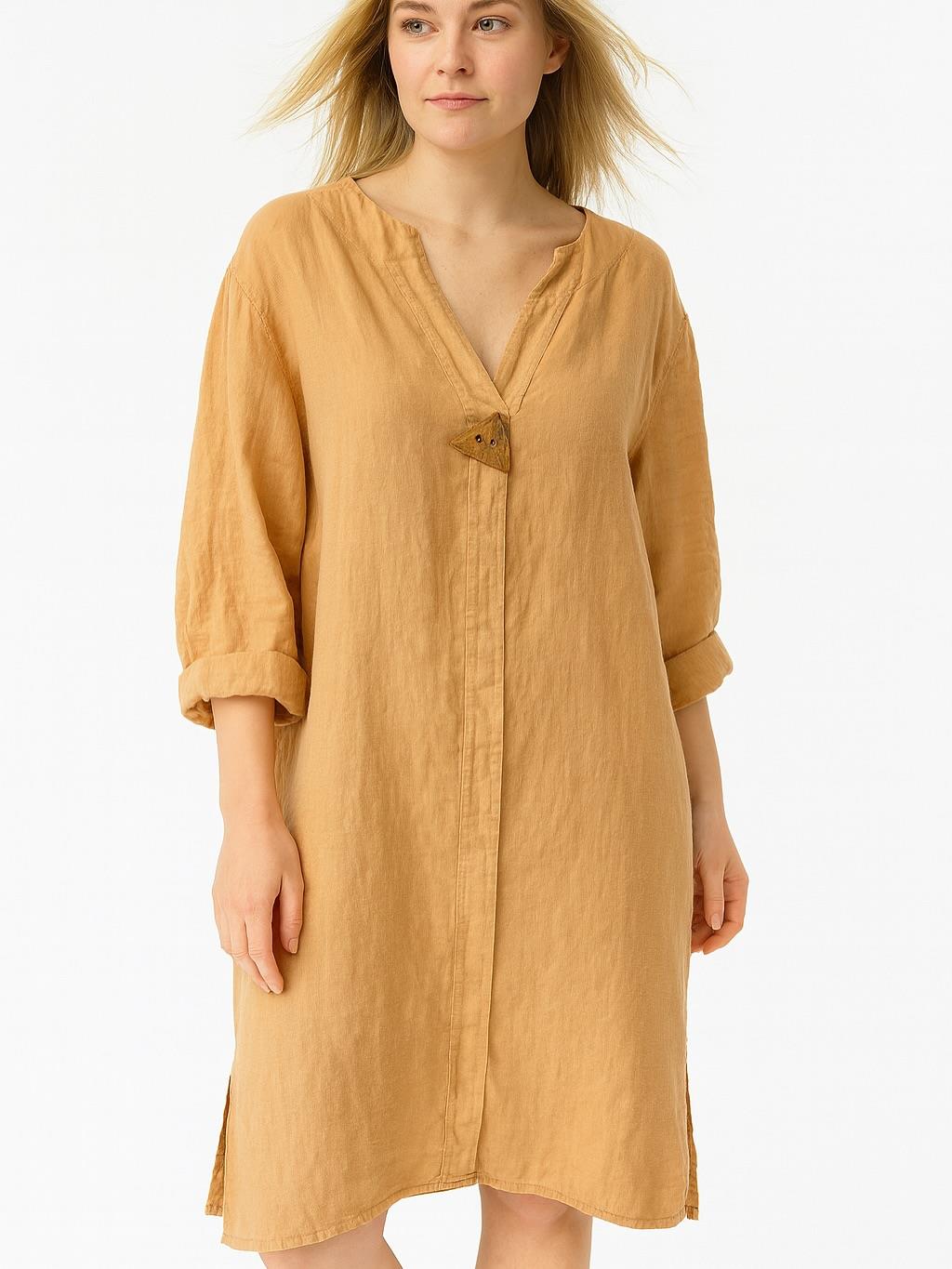 İtalyan Keten Elbise - BAL