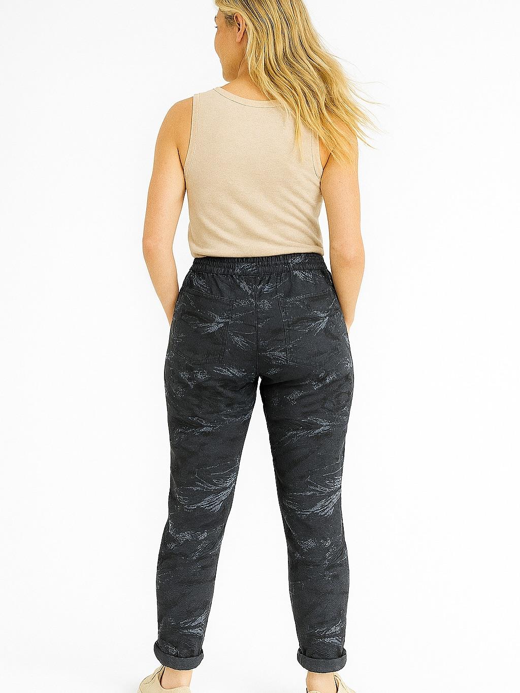 İtalyan Likralı Pantolon - LACİVERT