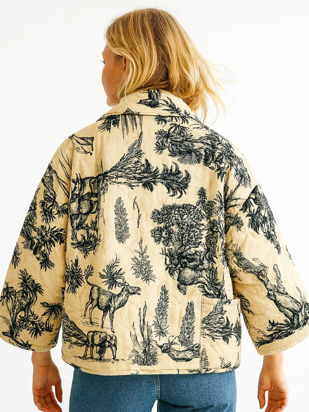 İtalyan Kapitone Mont - BEJ