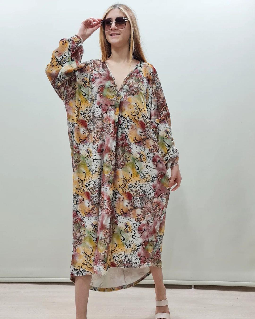 İtalyan Kadife Elbise - BORDO