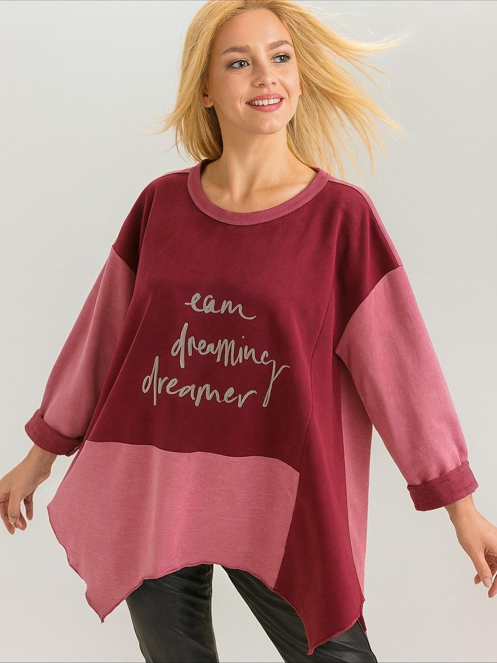 İtalyan Nubuk Bluz - BORDO