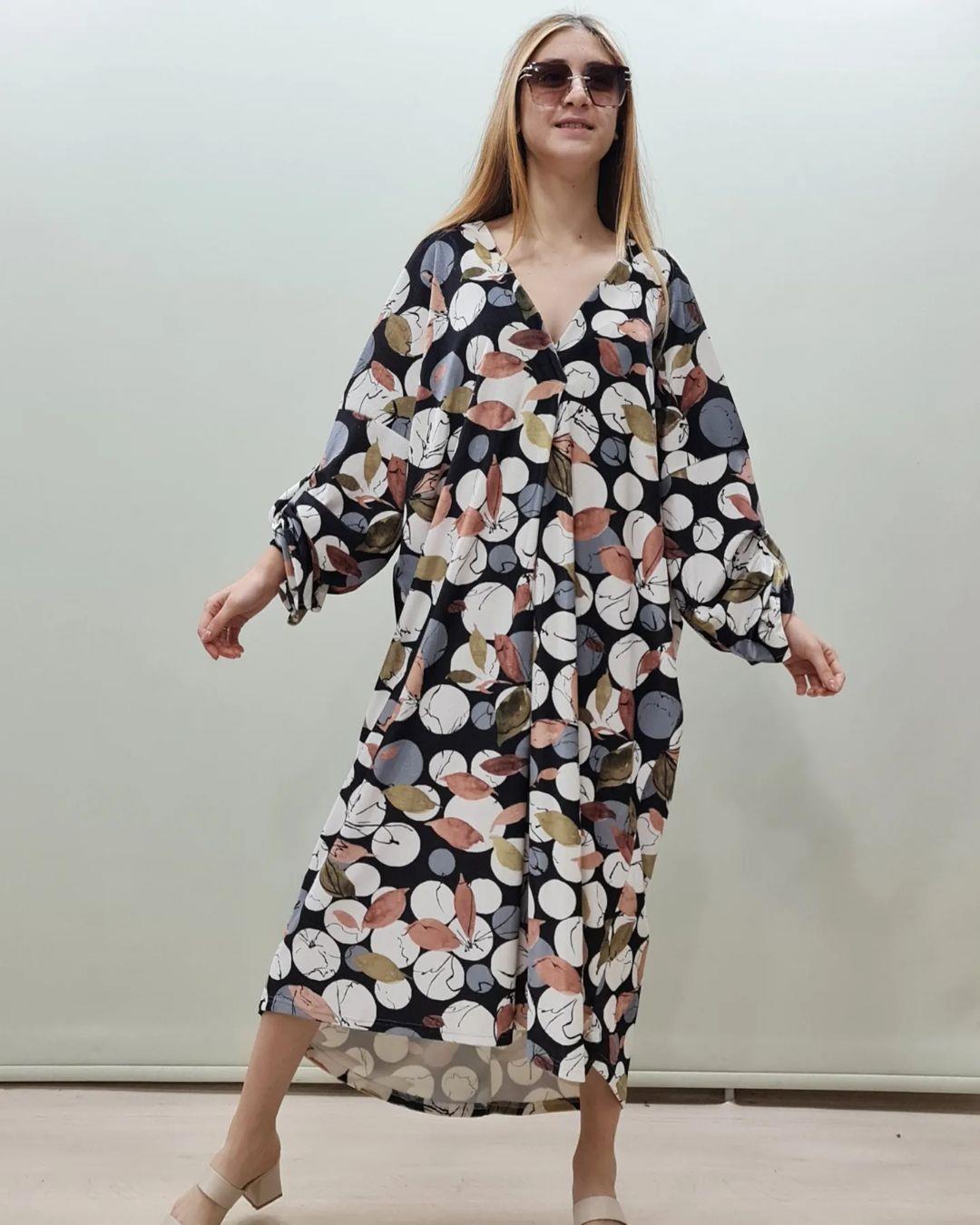 İtalyan Kadife Elbise - SİYAH