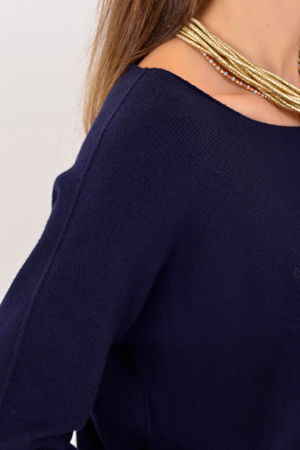 İtalyan Bisiklet Yaka 2'Li Triko Takım - LACİVERT