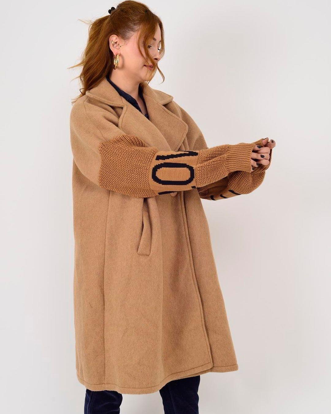 İtalyan Keçe Kaban - BEJ