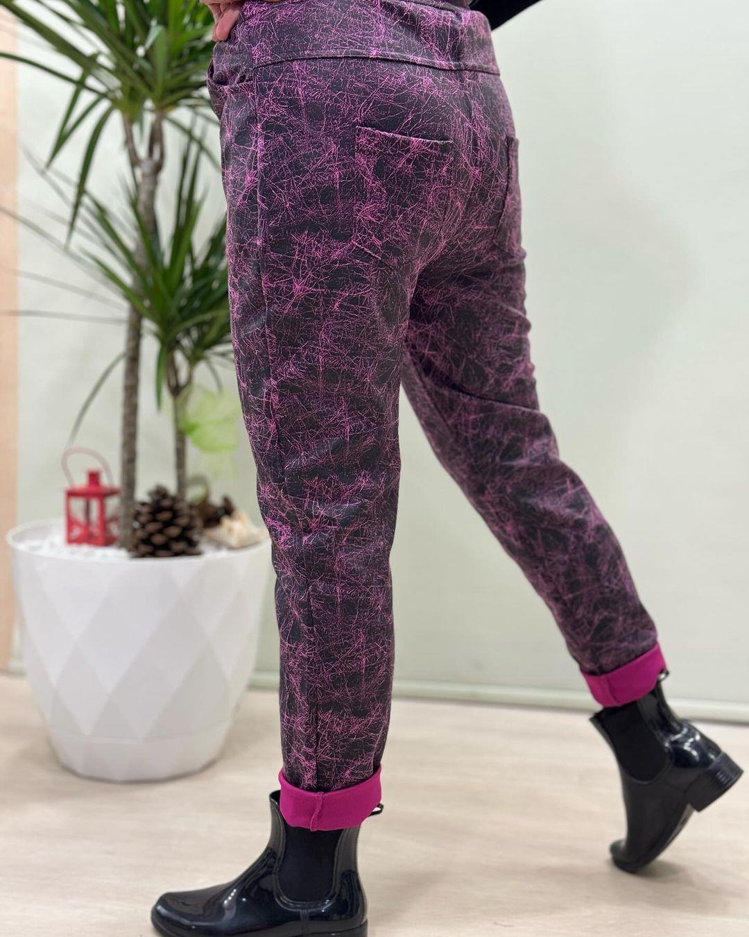 İtalyan Nubuk Pantolon - MOR