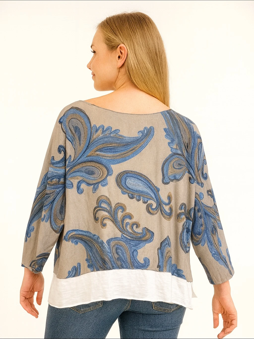 İtalyan İkili Desenli Triko Takım - VİZON