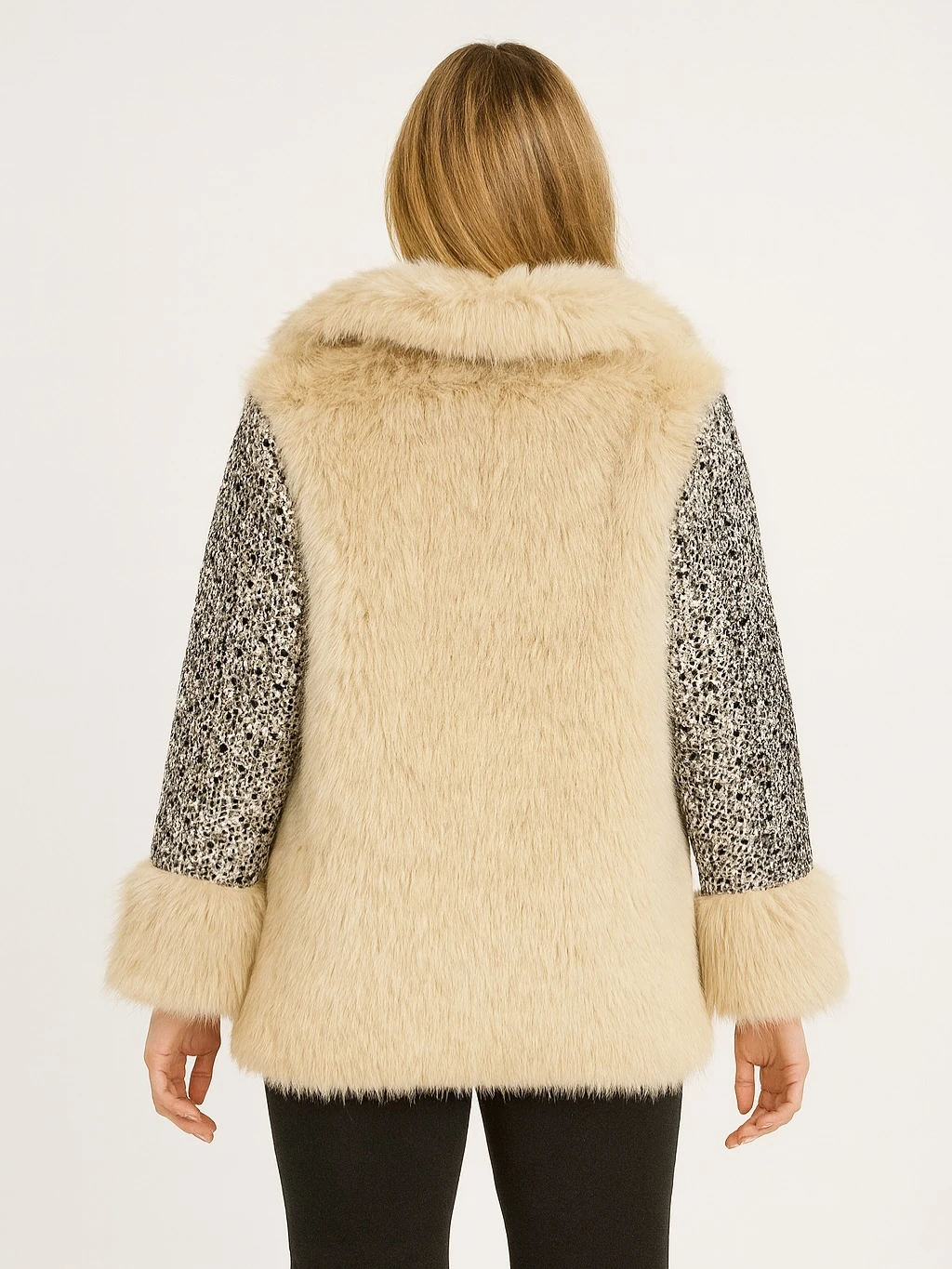 İtalyan Tasarım Kürk - BEJ