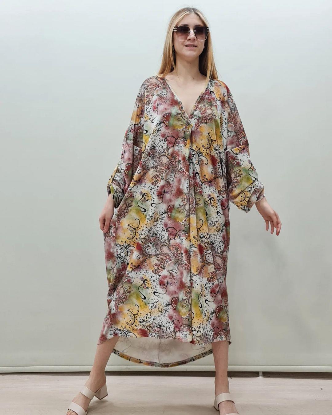 İtalyan Kadife Elbise - BORDO