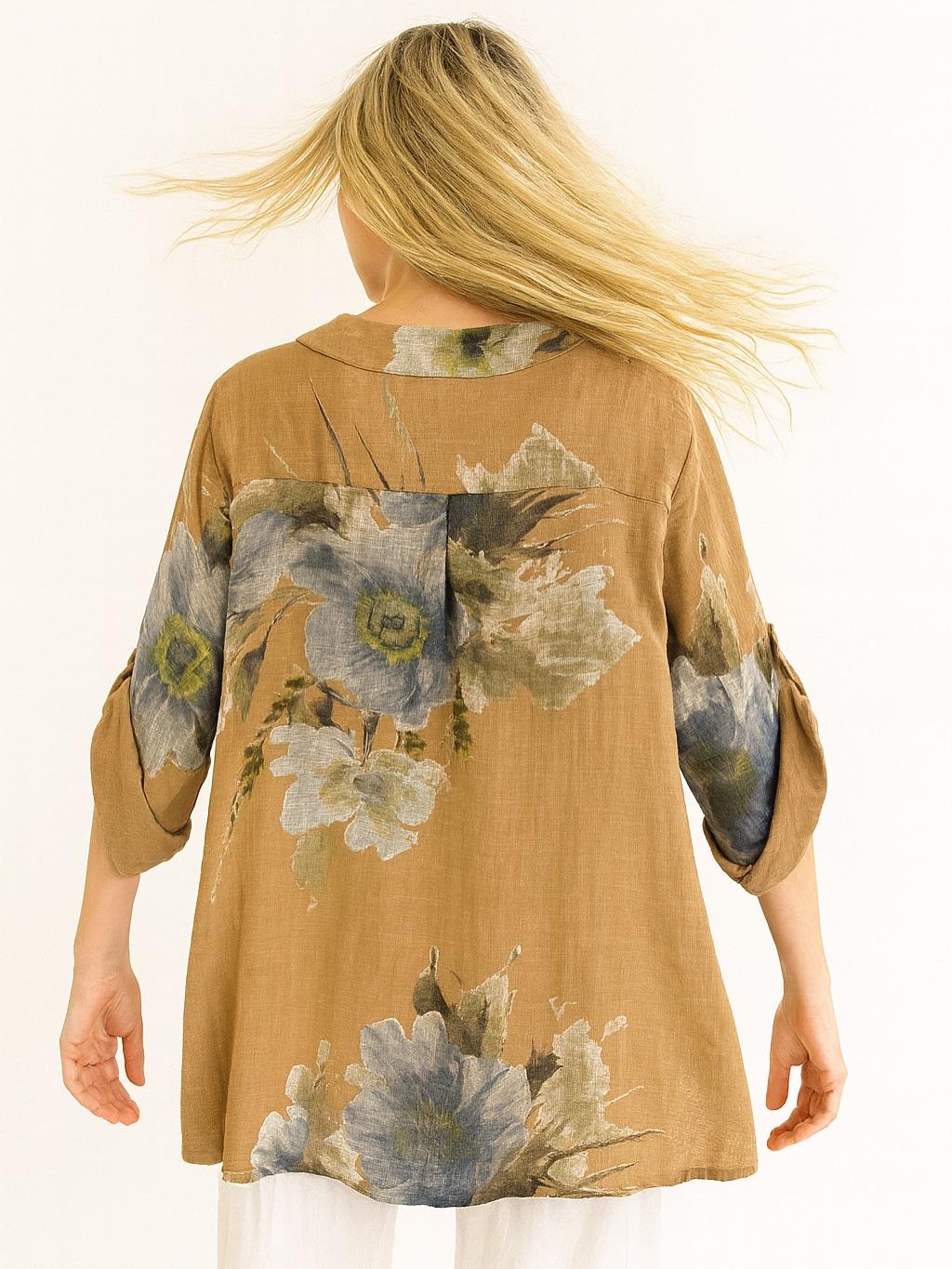 İtalyan Pamuk Keten Gömlek - BAL