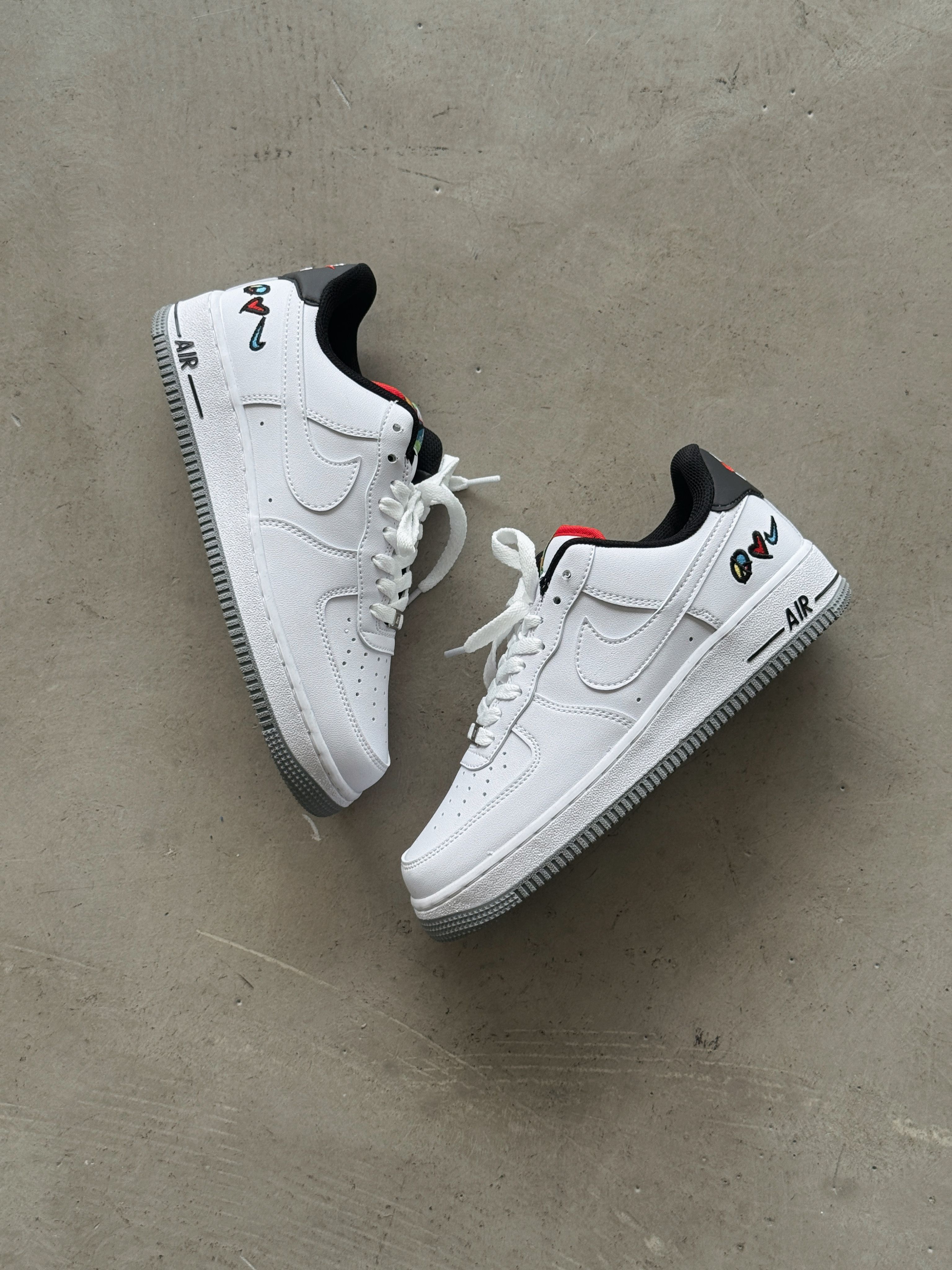 Airforce 1 Style - Beyaz Siyah