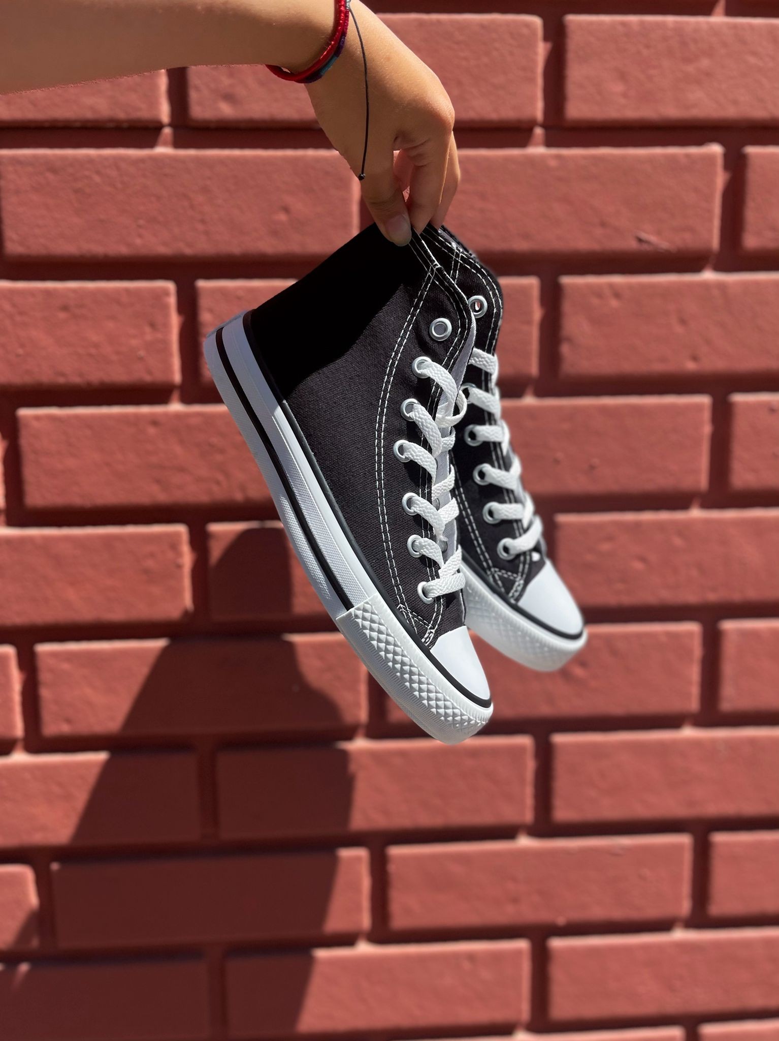 Ankle Gel Sole All Star - Black White