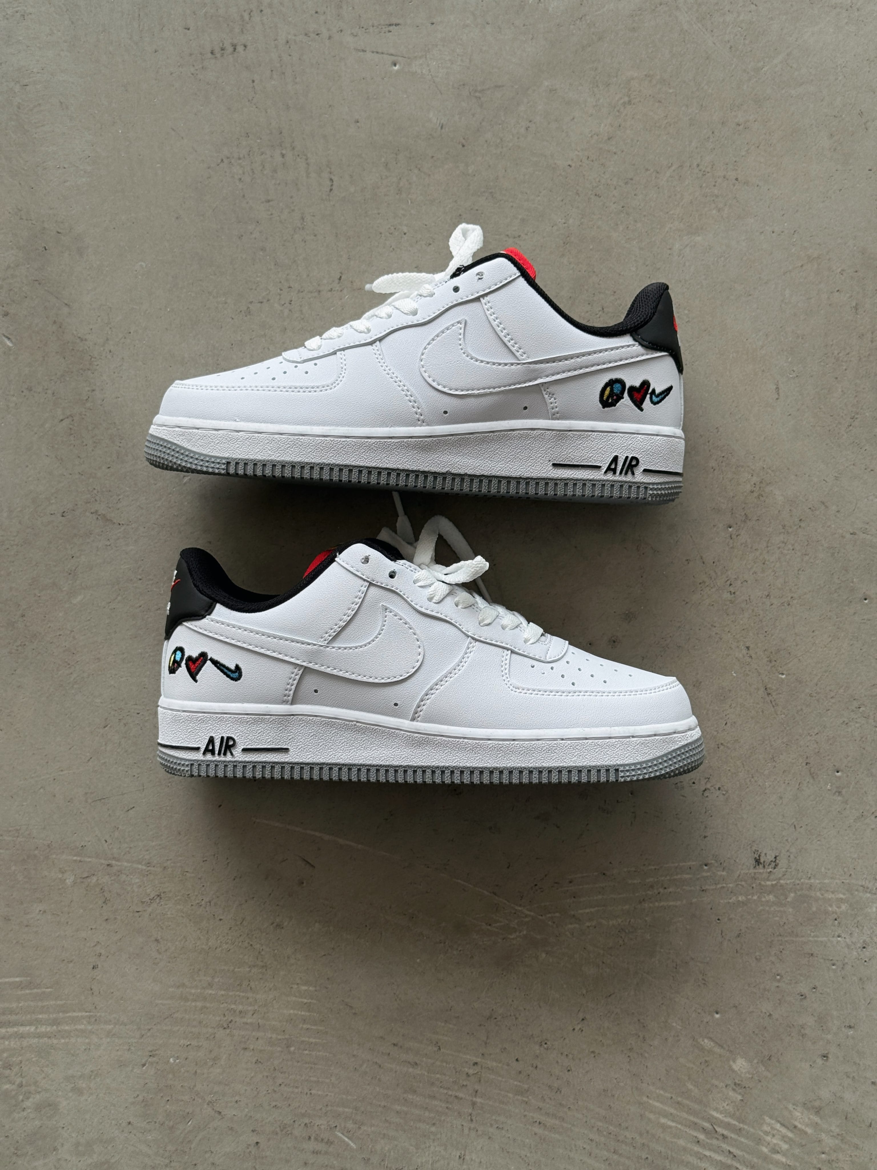 Airforce 1 Style - Beyaz Siyah