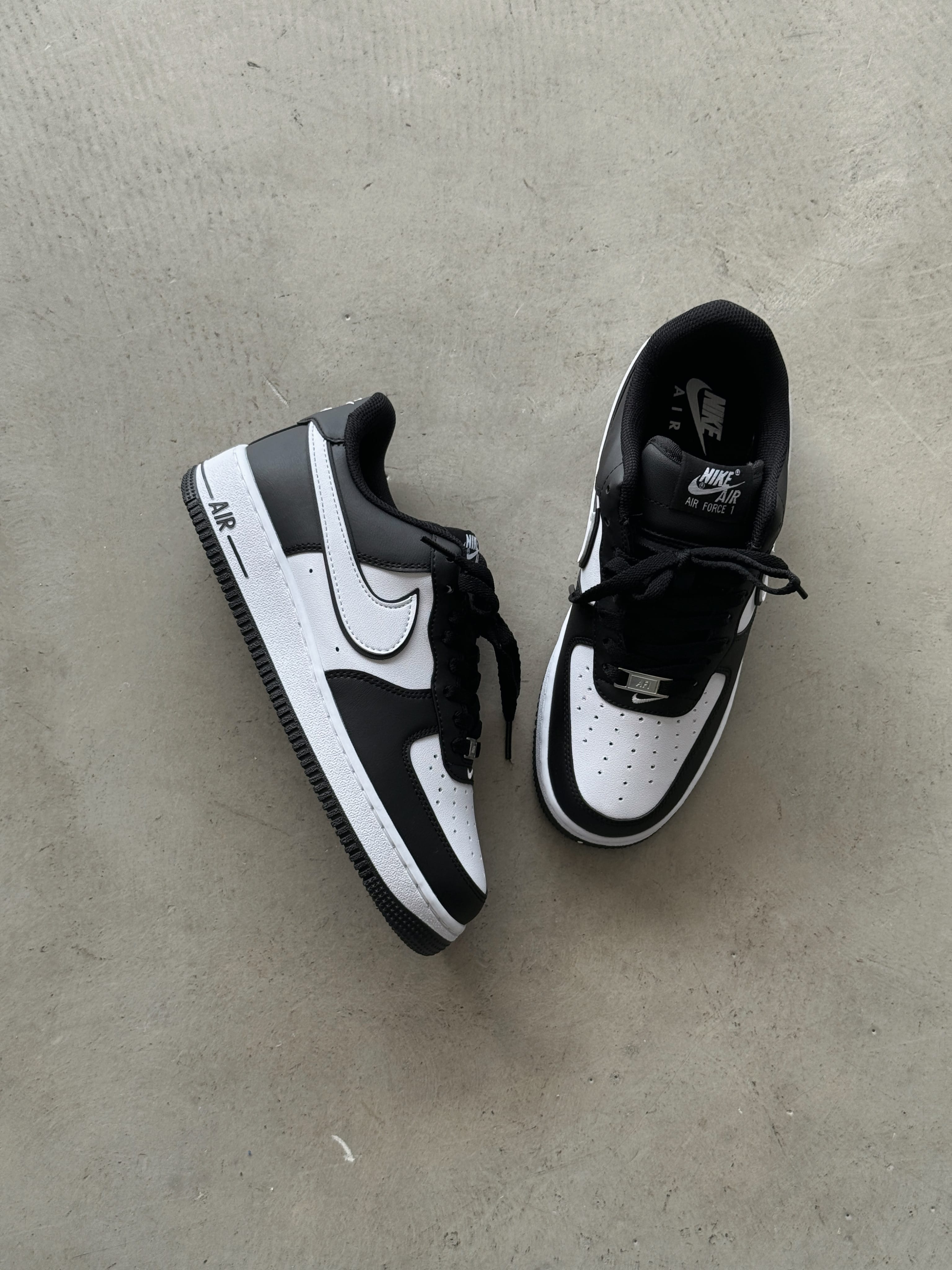 Airforce 1 Style - Siyah Beyaz