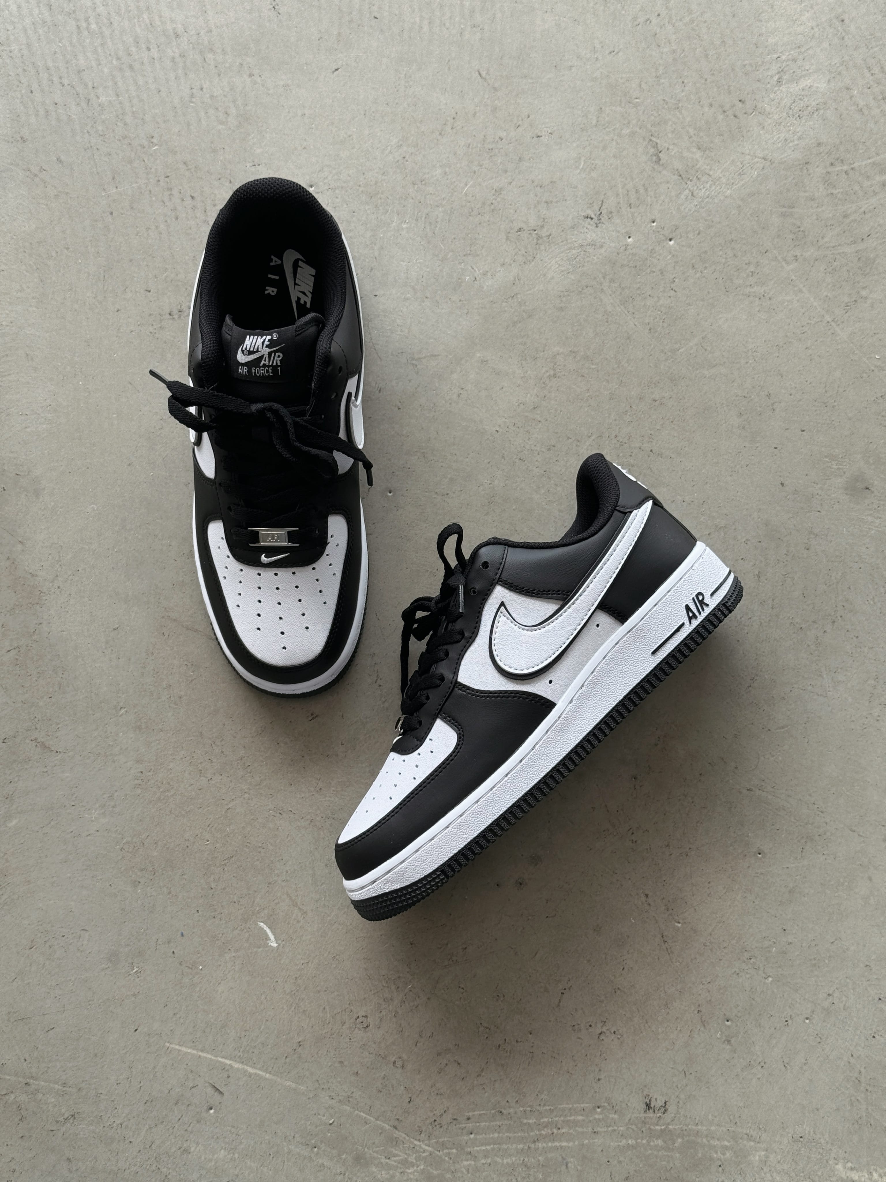 Airforce 1 Style - Siyah Beyaz