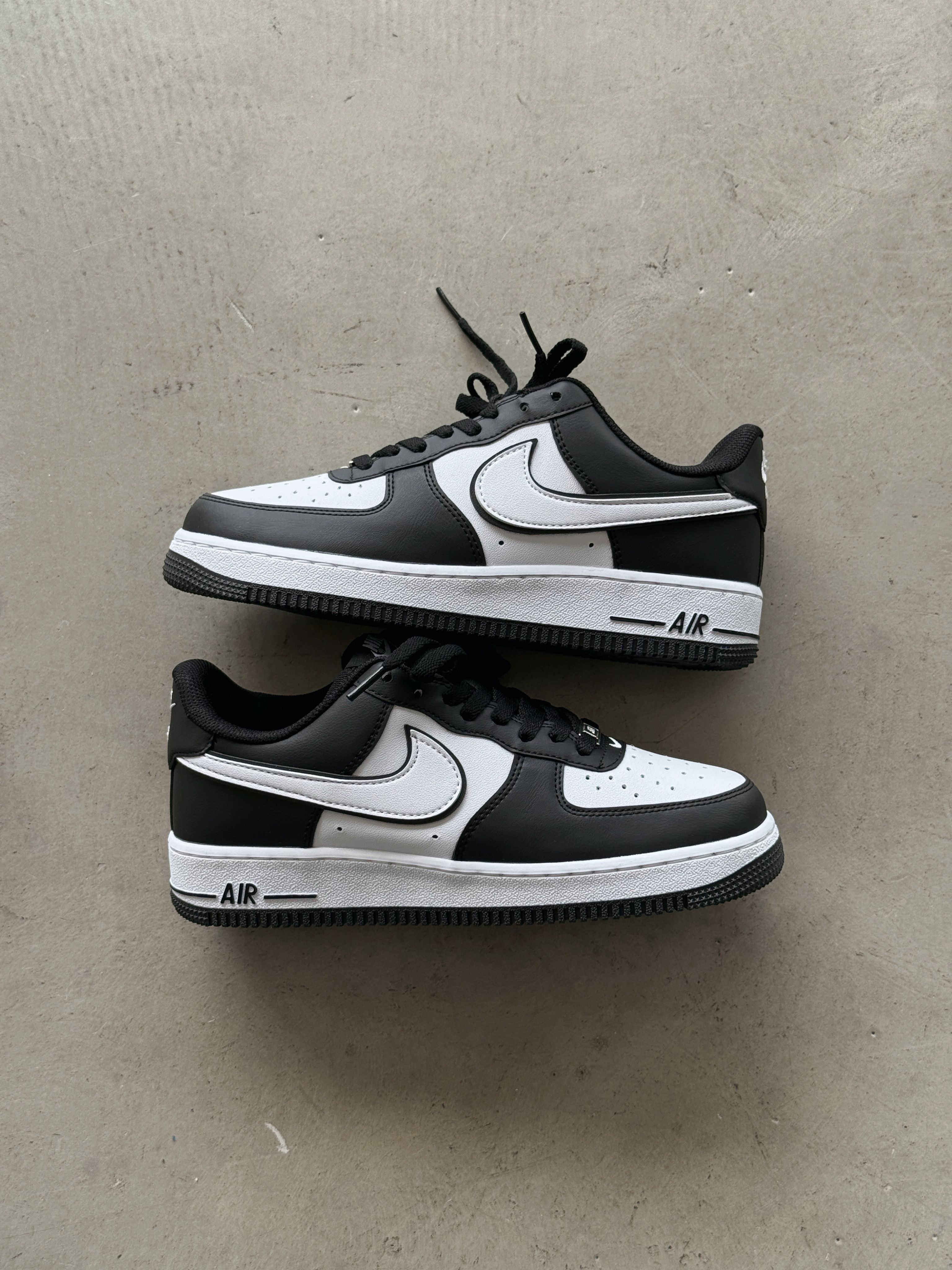 Airforce 1 Style - Siyah Beyaz