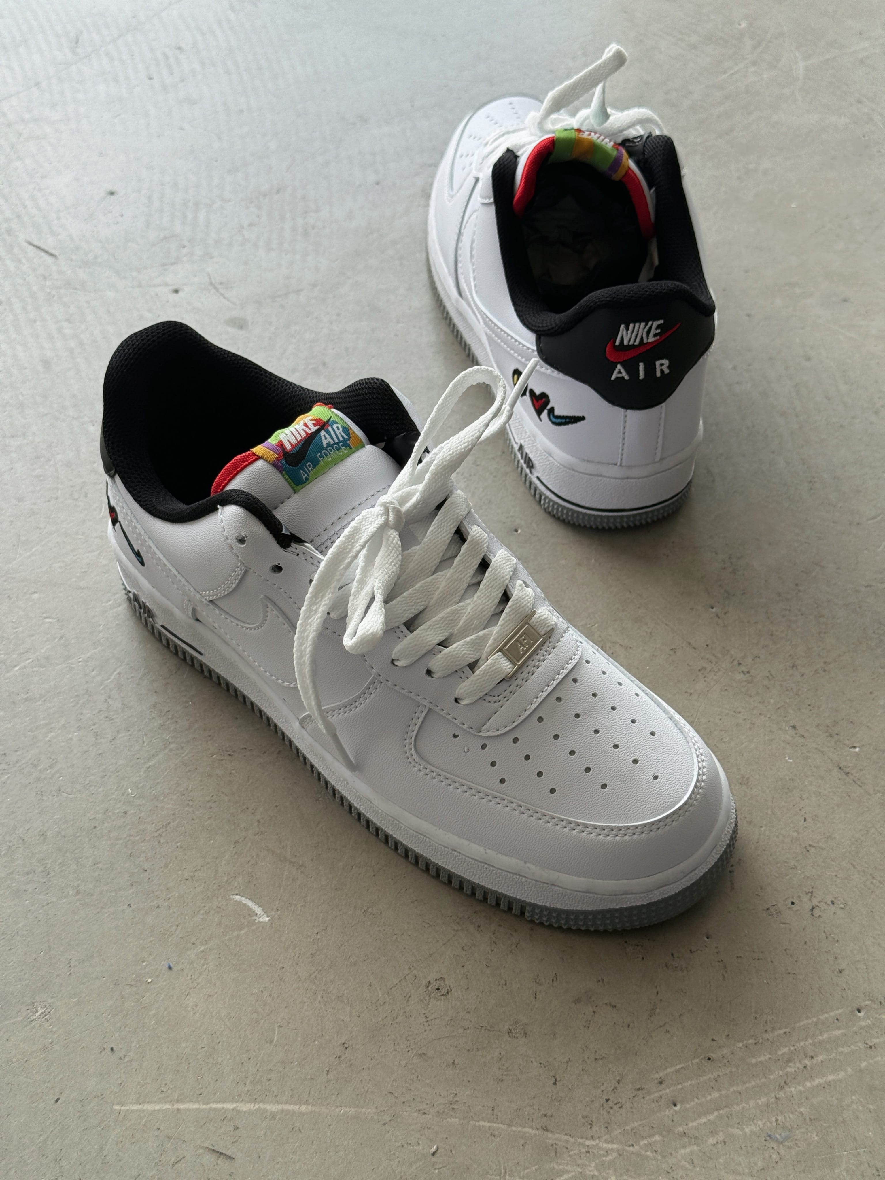 Airforce 1 Style - Beyaz Siyah