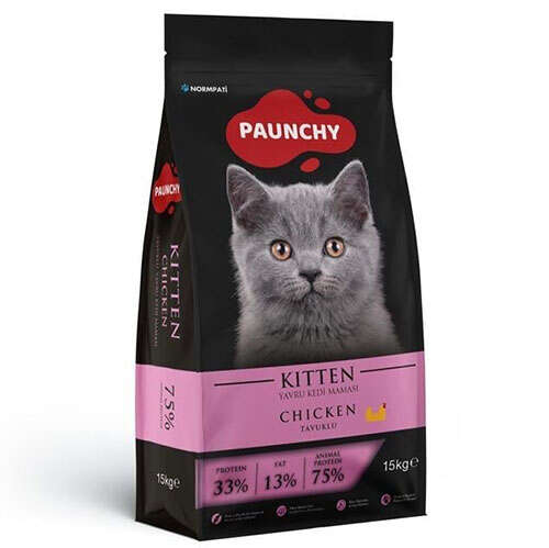 Paunchy Kitten Tavuk Etli Yavru Kedi Maması 15 Kg