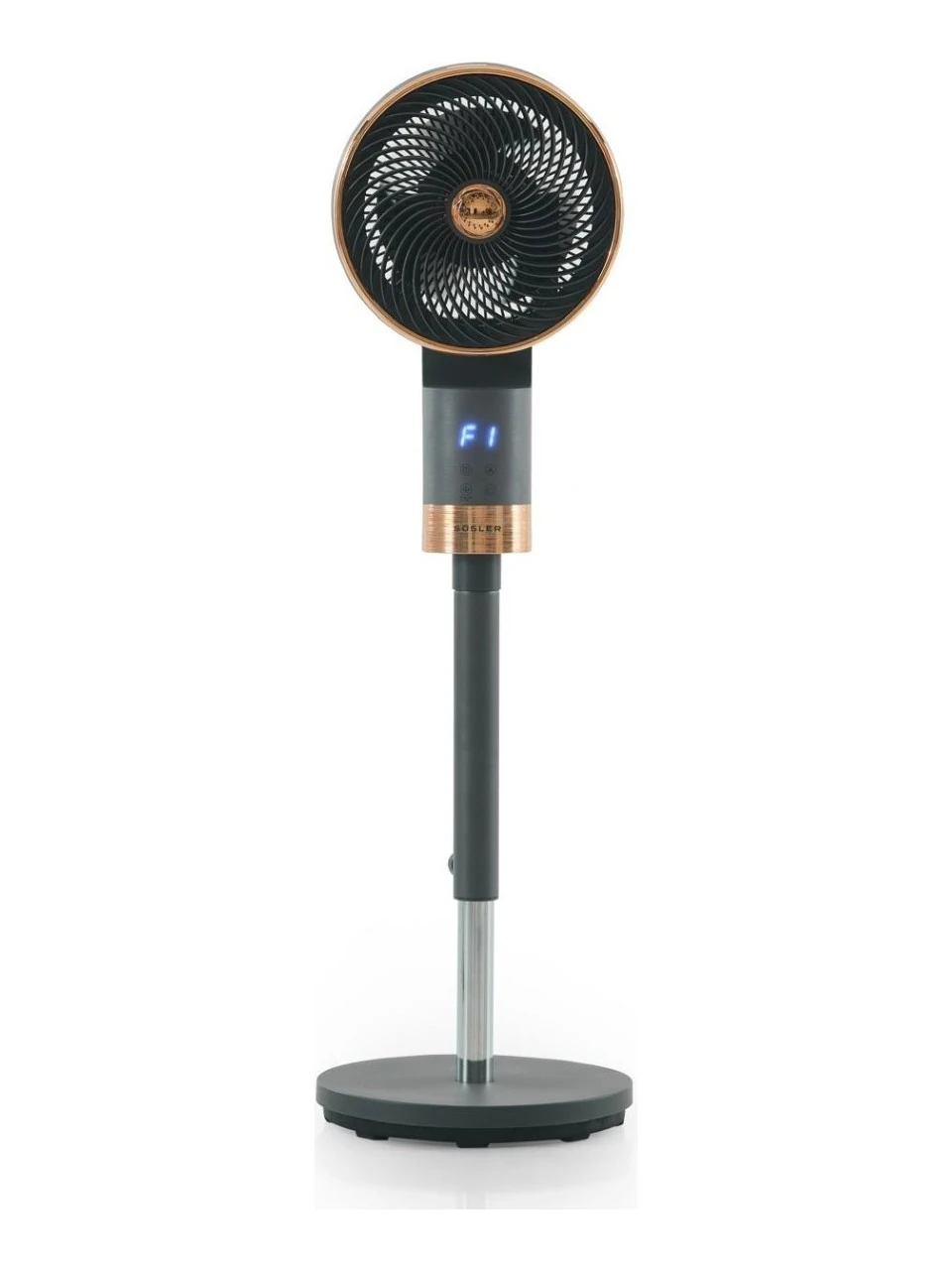 Süsler Uzaktan Kumandalı Ayaklı Vantilatör 60 W 30 cm 3 Hızlı Ayarlanabilir Yükseklik