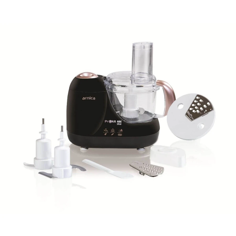 Arnica Prokit 444 Mini Mutfak Robotu Siyah Rose