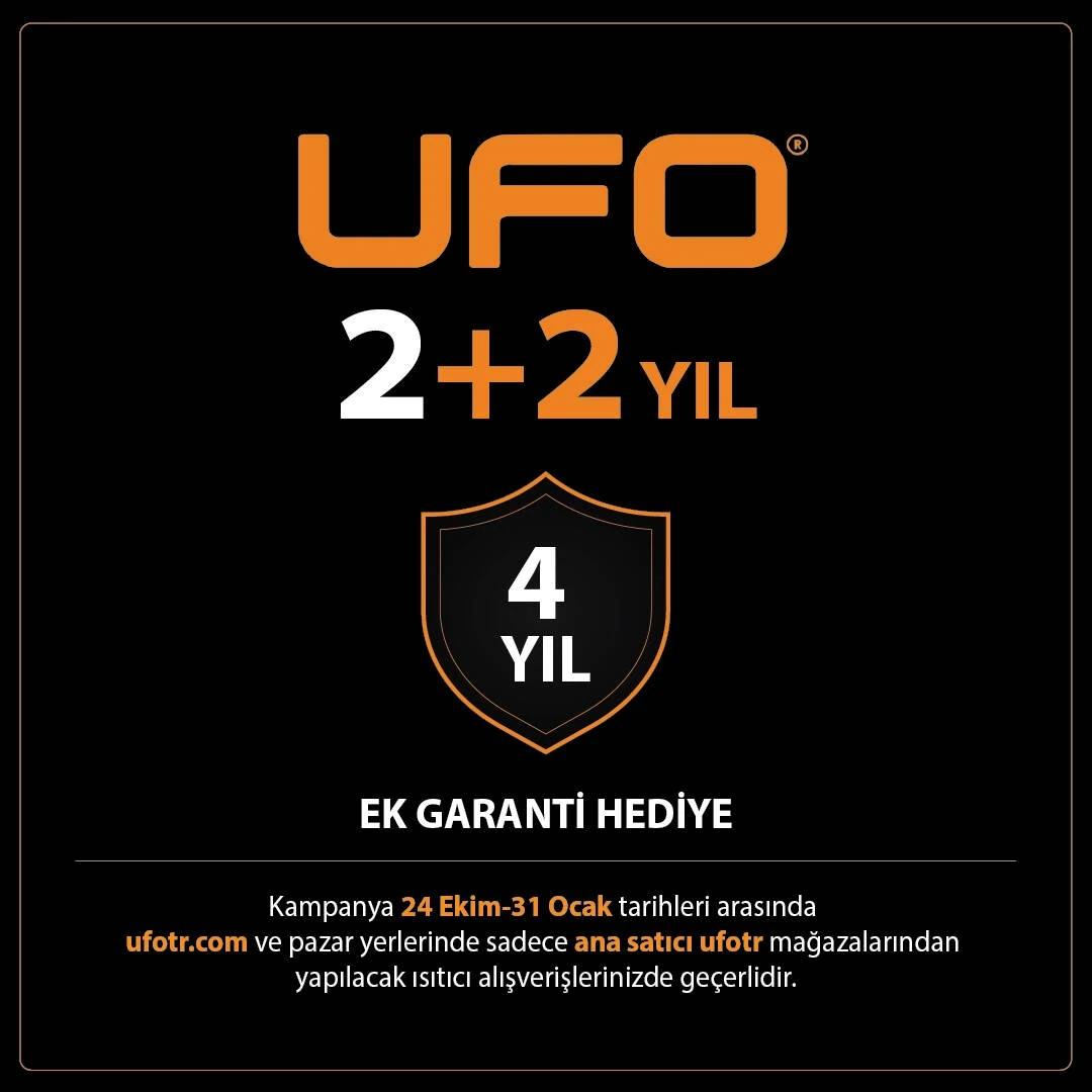 UFO Star 2400 W Duvar Tipi Isıtıcı - Termostatlı