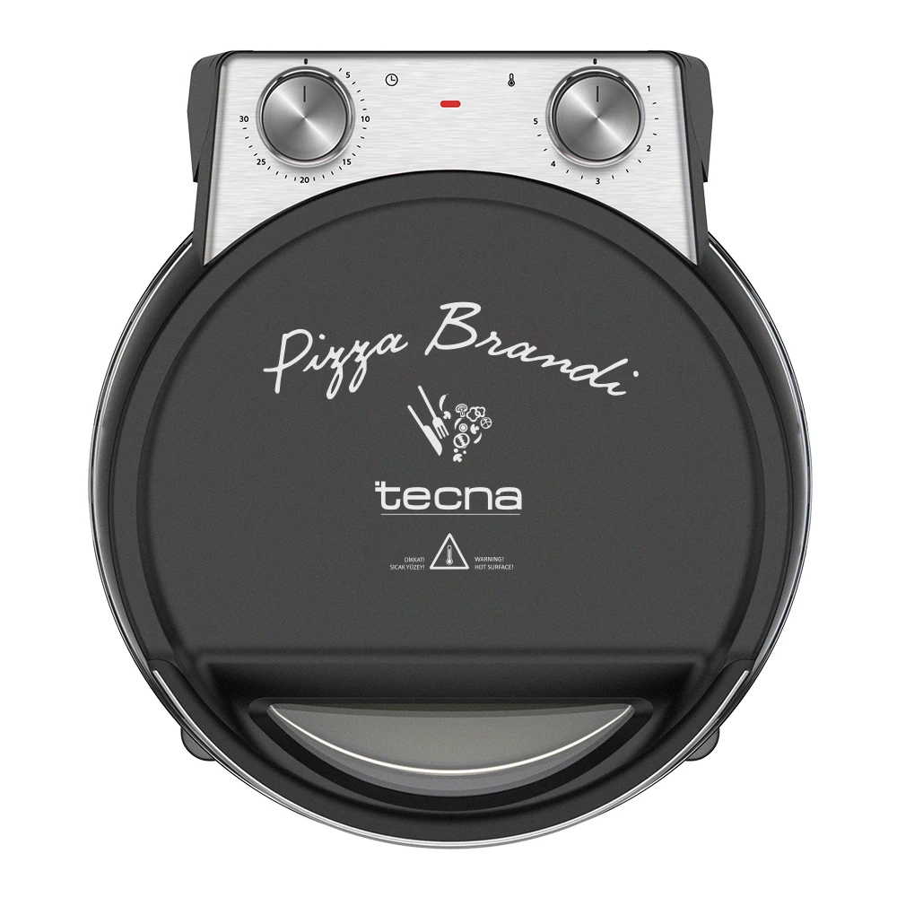 Tecna PF-S Pizza Brandi Çok Amaçlı Pişirici Siyah