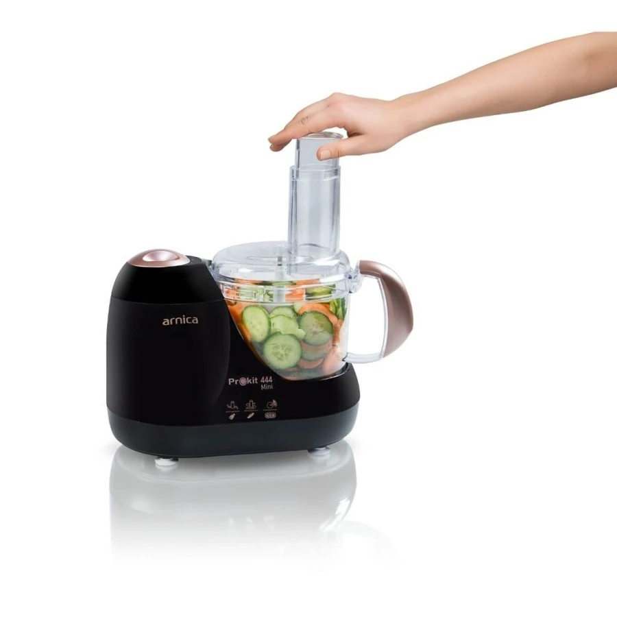 Arnica Prokit 444 Mini Mutfak Robotu Siyah Rose