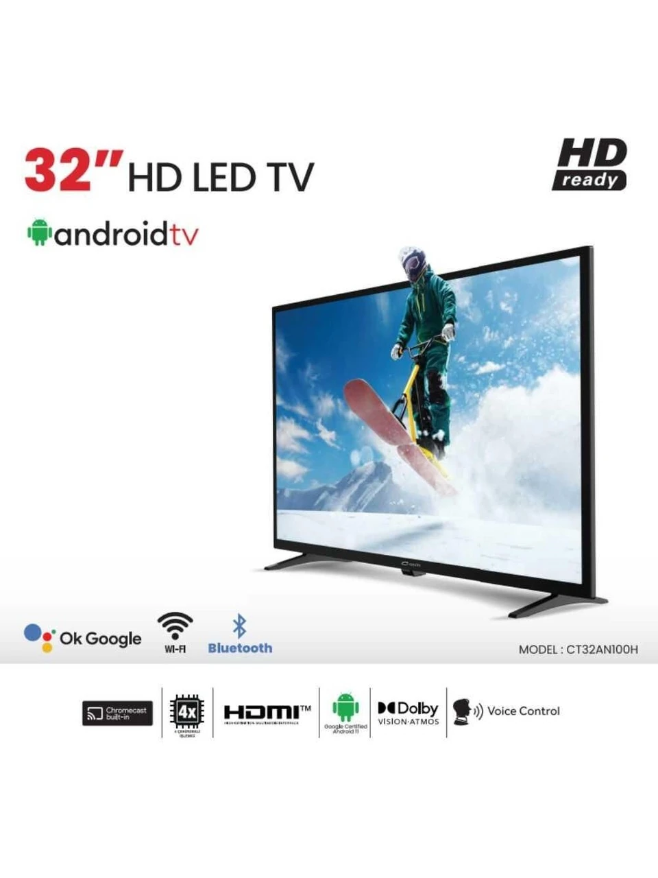 Conti CT32AN100H 32" 81 Ekran Uydu Alıcılı HD Ready Smart LED TV