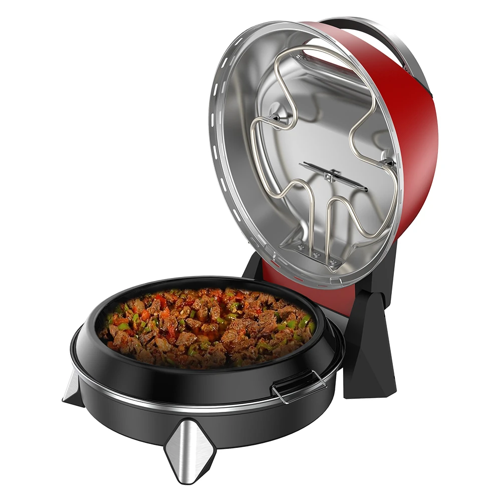 Tecna PF-K Pizza Brandi Çok Amaçlı Pişirici Kırmızı