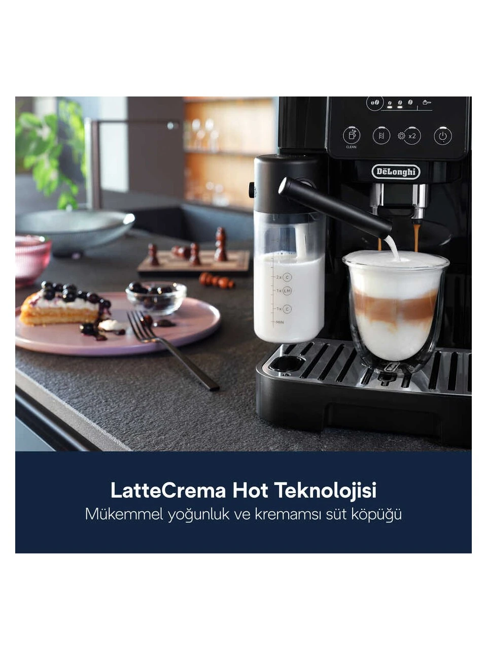 DeLonghi Magnifica Serisi Start ECAM220.60.B Tam Otomatik Kahve Makinesi - Siyah