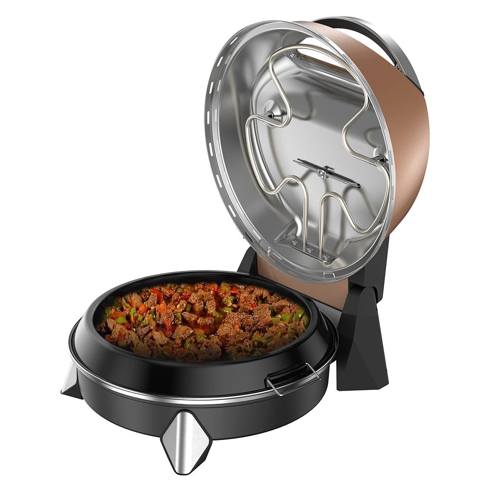 Tecna PF-GD Pizza Brandi Çok Amaçlı Pişirici Bronz