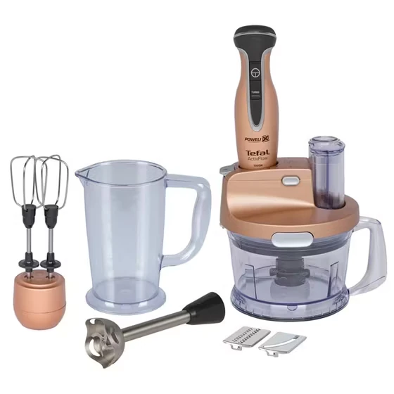Tefal Powelix Activflow Pro Bakır Beyaz 1000W Blender Seti