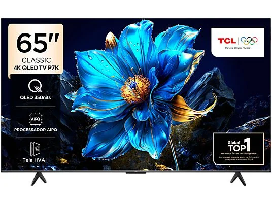 TCL 65P79K 65" 165 Ekran Uydu Alıcılı 4K Ultra HD Google Smart QLED TV
