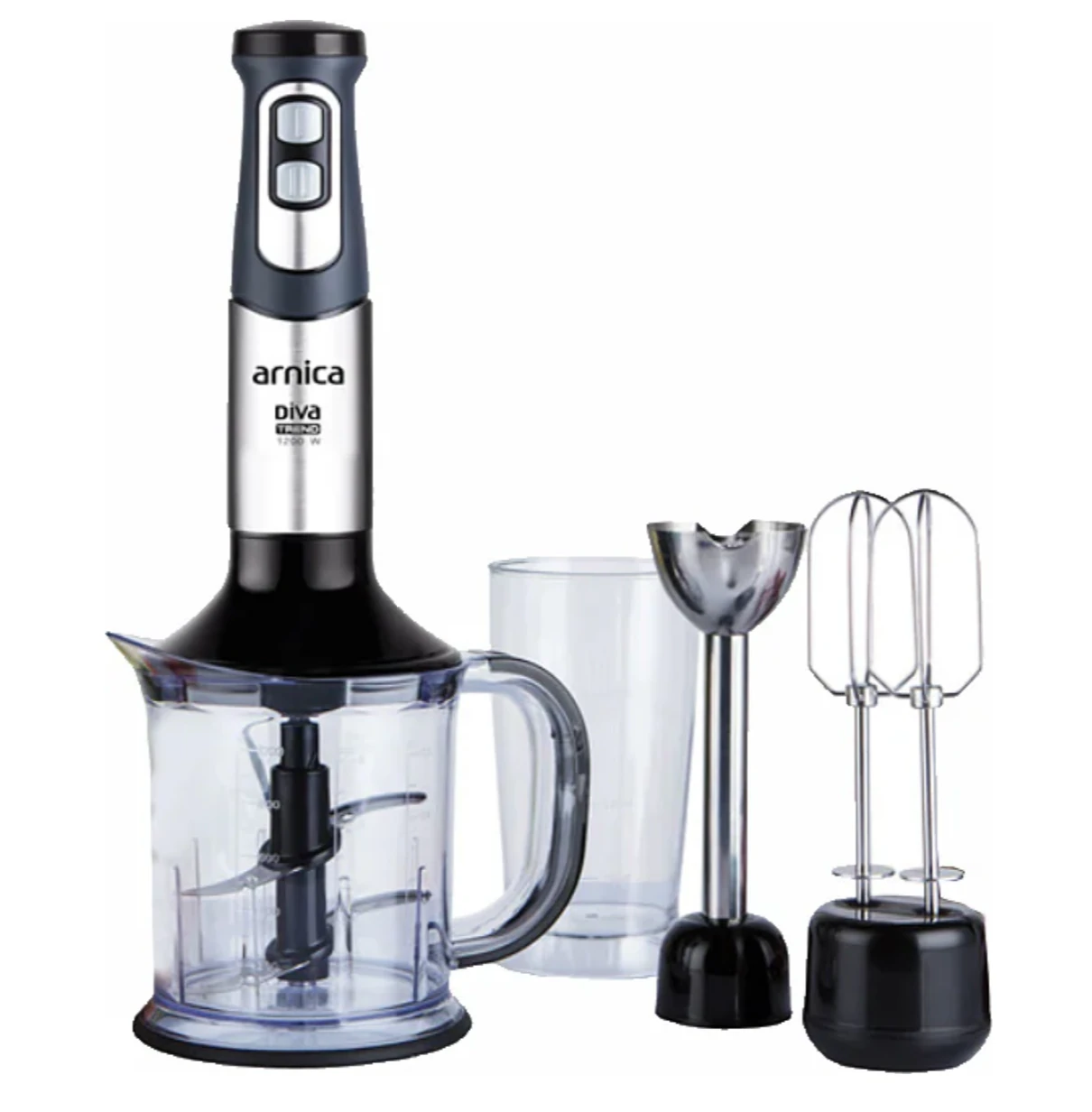 Arnica Diva Trend GH21592 Gümüş 1200 W Blender Seti
