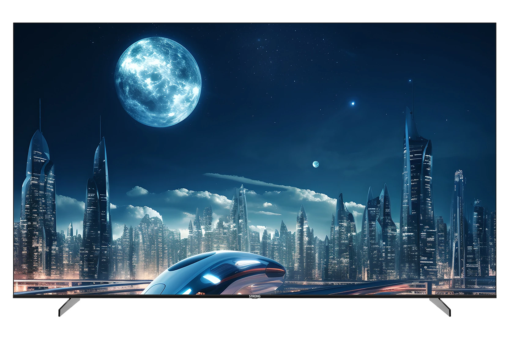 STRONG MT100EG8000QF 100’’ 254cm Ekran FRAMELESS QLED 4K Ultra HD Google TV