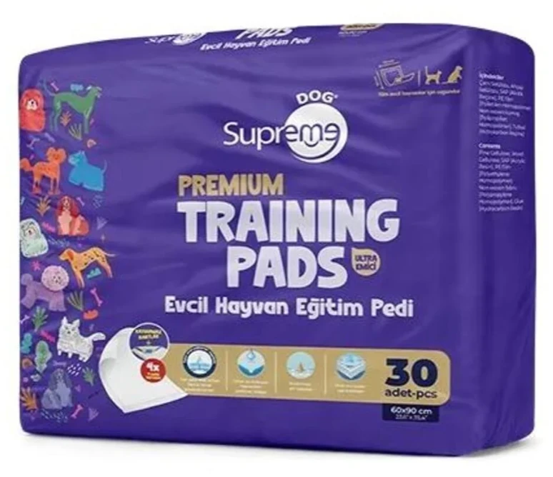 Supreme Dog Premium Evcil Hayvan Eğitim Pedi 30'lu