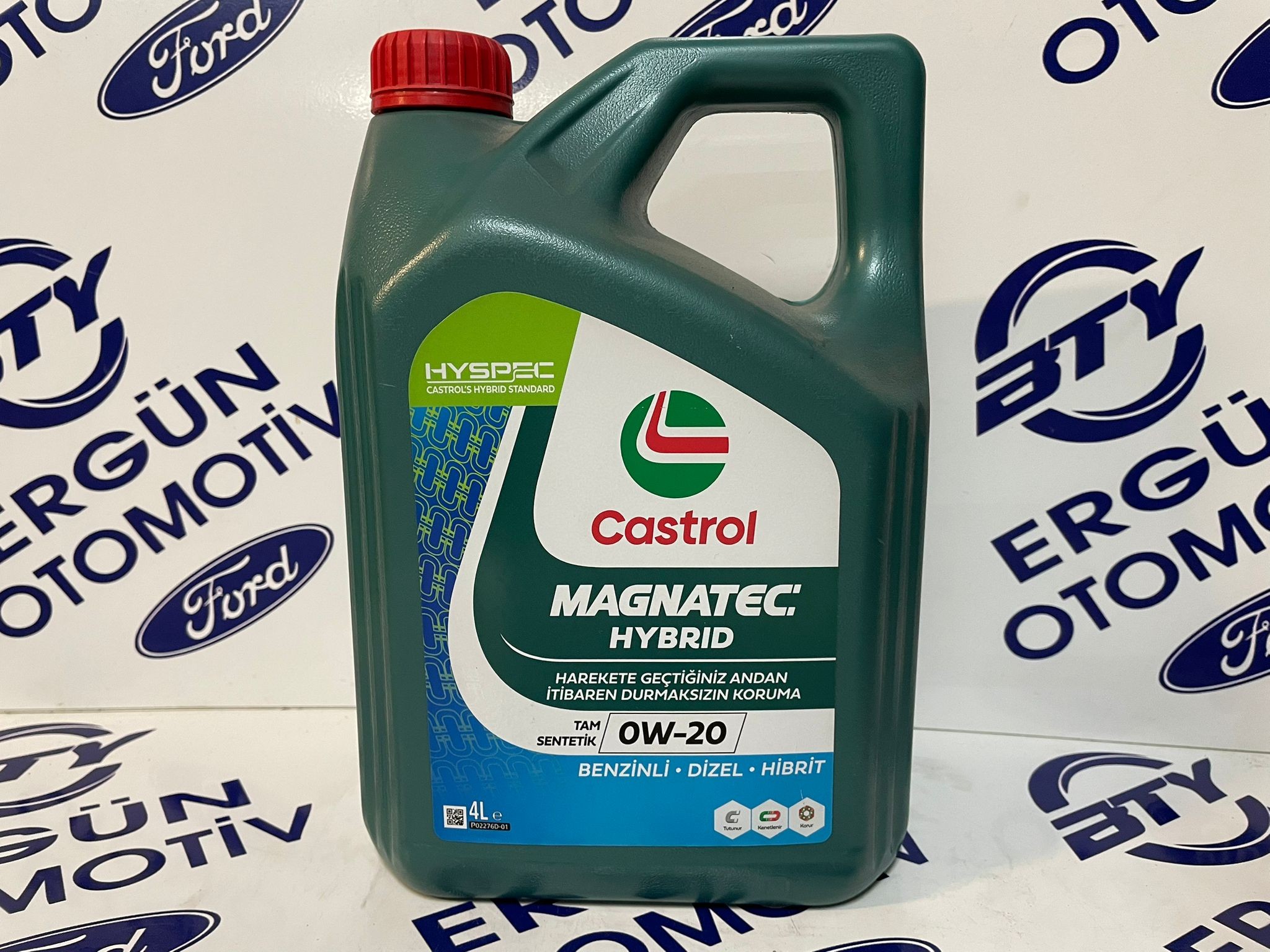 Castrol Magnatec Hibrit 0W-20 4L Tam Sentetik Motor Yağı | Benzinli - Dizel - Hibrit | Üretim Yılı:2025 | Orijinal Ürün Garantisi