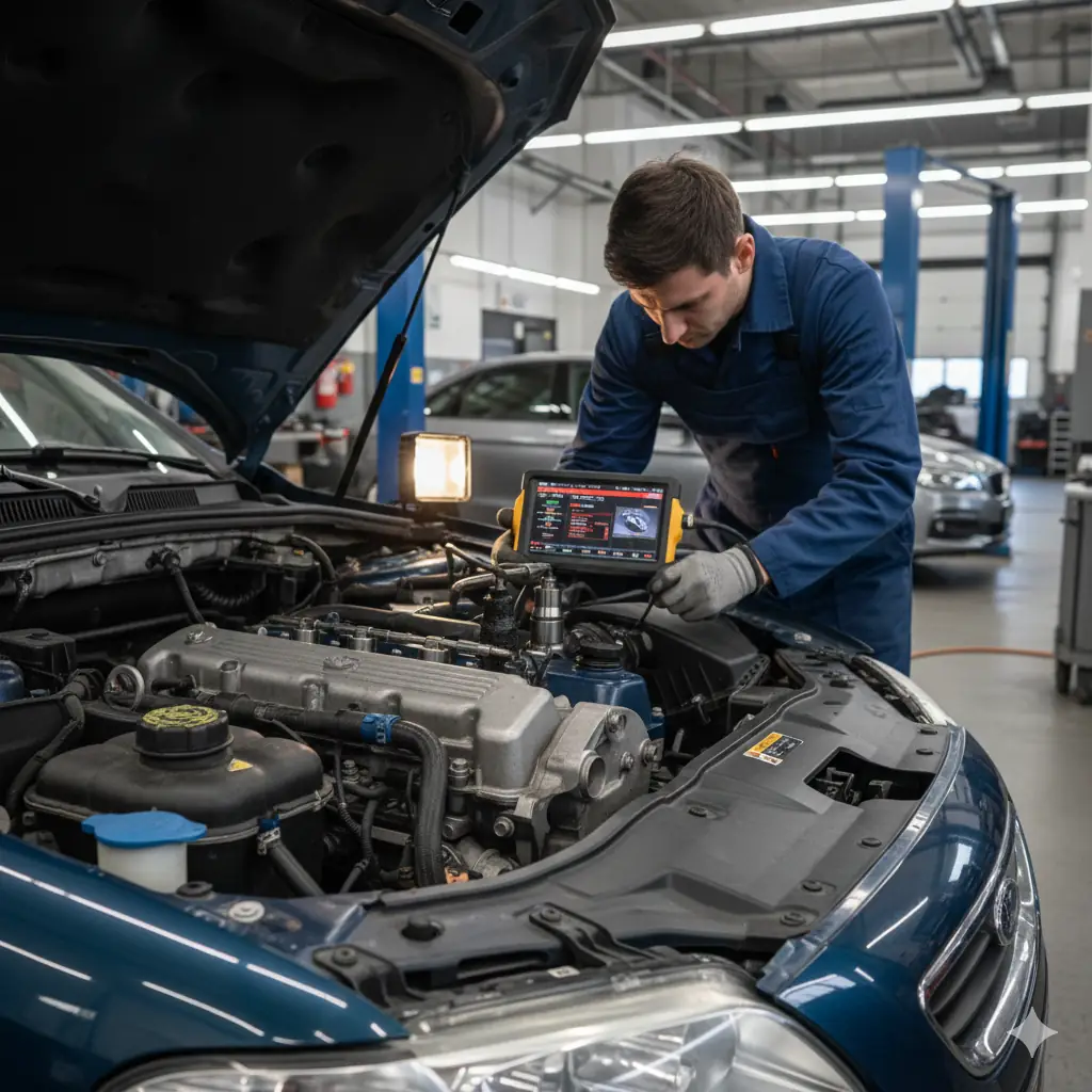 Enjektör arıza tespit görseli