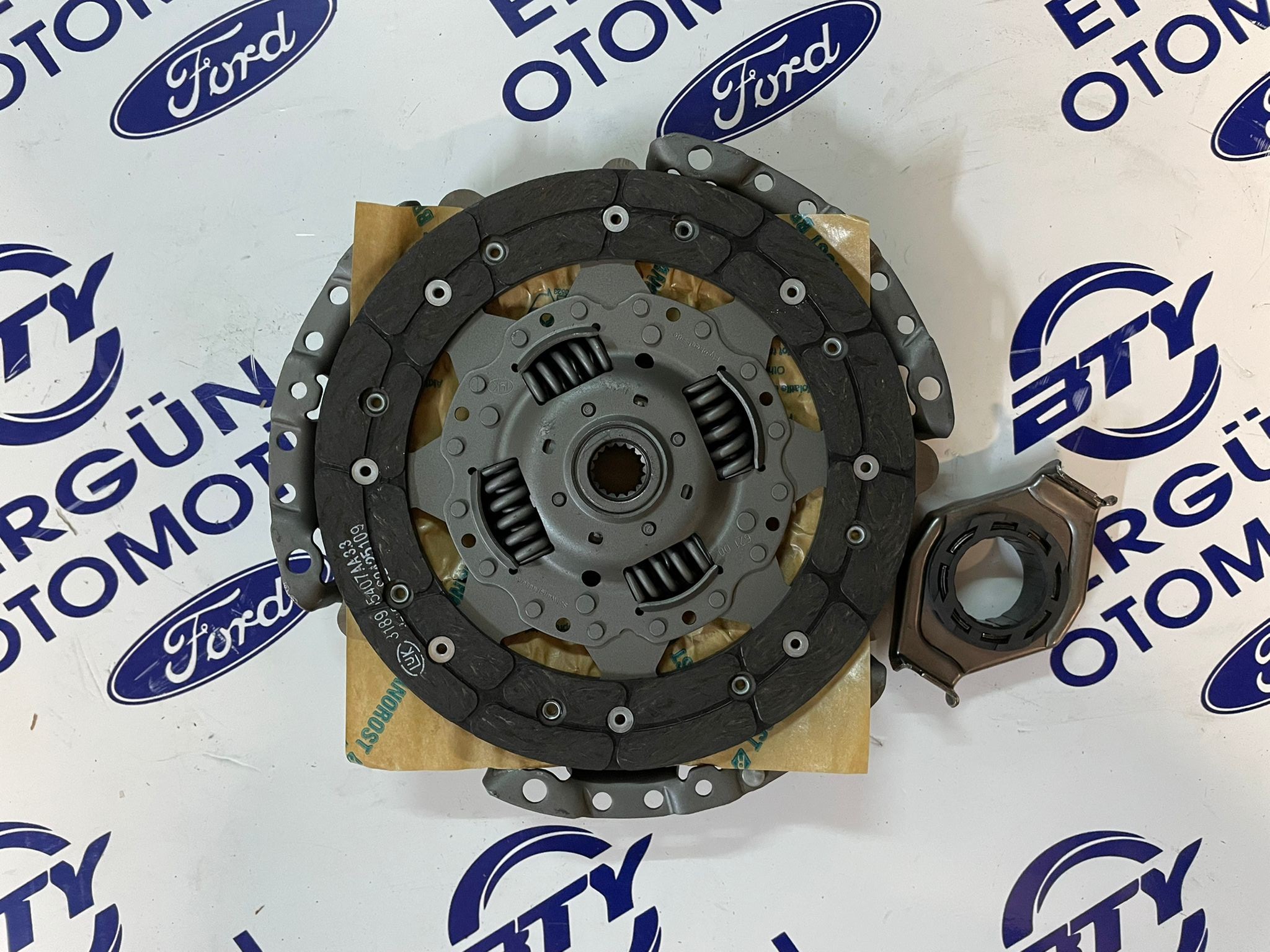 Ford Escort CLX 1995/- Rulmanlı Debriyaj Seti Orijinal | Ford Otosan 95 AX 7L596 AA | Baskı Balata