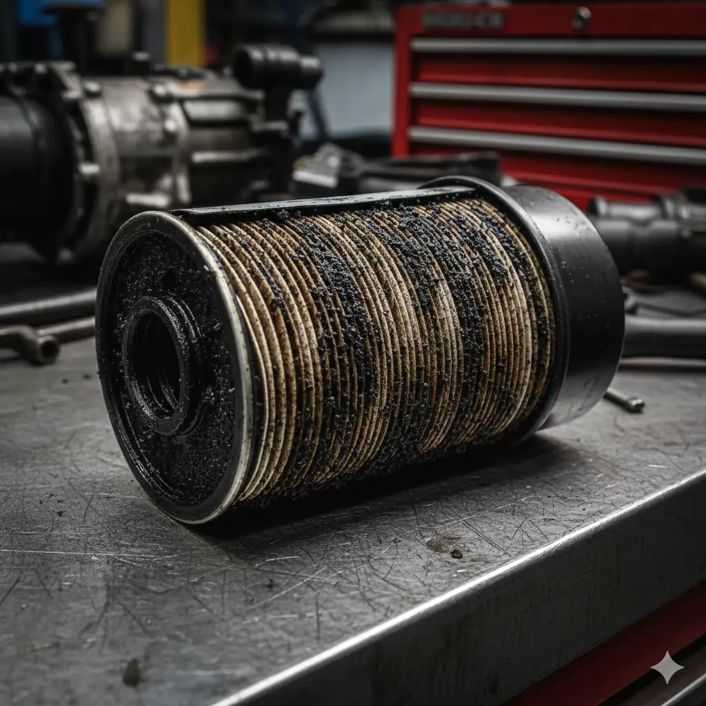 Tıkalı mazot filtresi